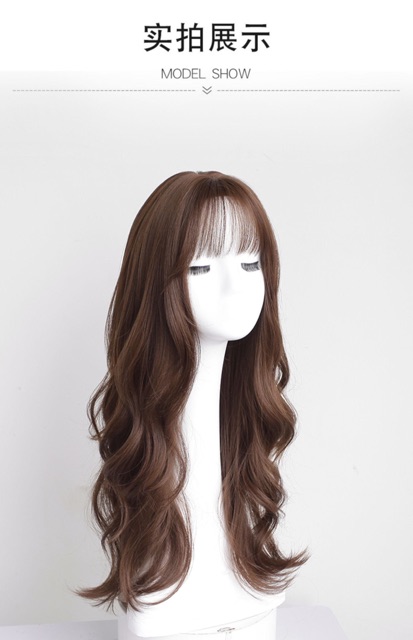 Tóc giả cả đầu xoăn dợn tự nhiên FREESHIP❤️ mã 2069