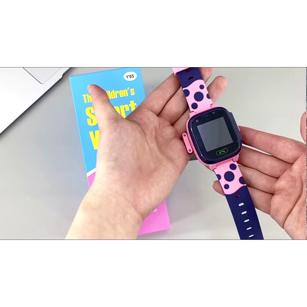 BẢN CAO CẤP - Đồng Hồ Thông Minh Trẻ Em Chống Nước Gọi Video Call Y95 - Định Vị GPS - SOS  - BẢO HÀNH ĐỔI MỚI