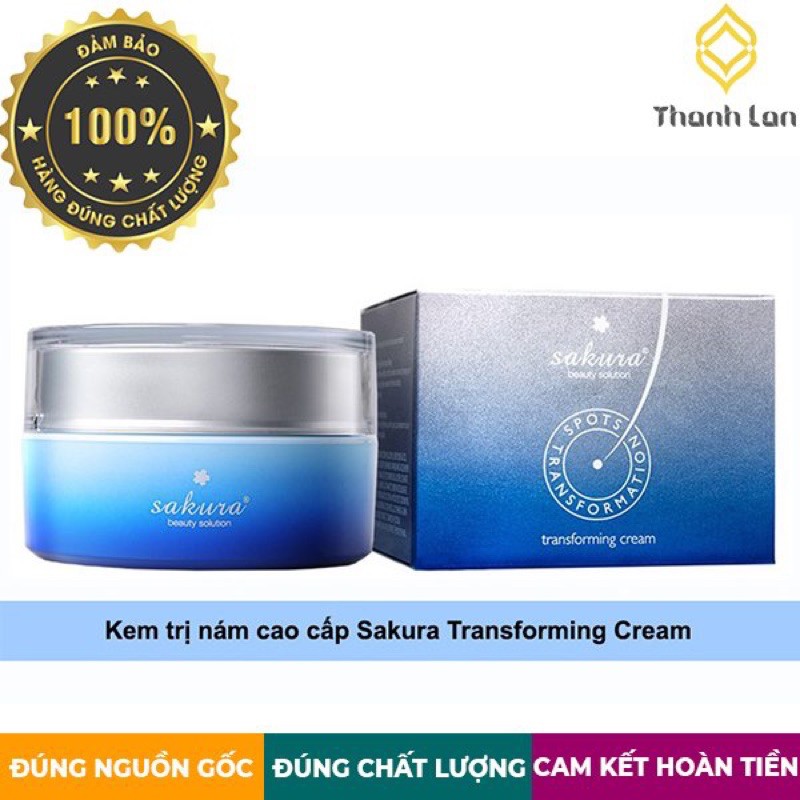 Kem dưỡng trắng da giúp giảm nám Sakura Transforming Cream 30ml