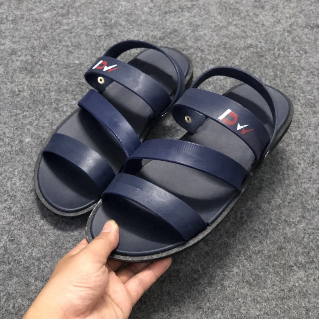 MUA 2 ĐÔI FREESHIP_Sandal Cao Su Nam Đi Mưa Phong Cách OHS701 (Có Quai Hậu)