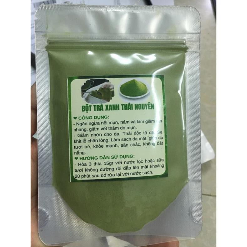 1 Lạng bột trà xanh nguyên chất 100%