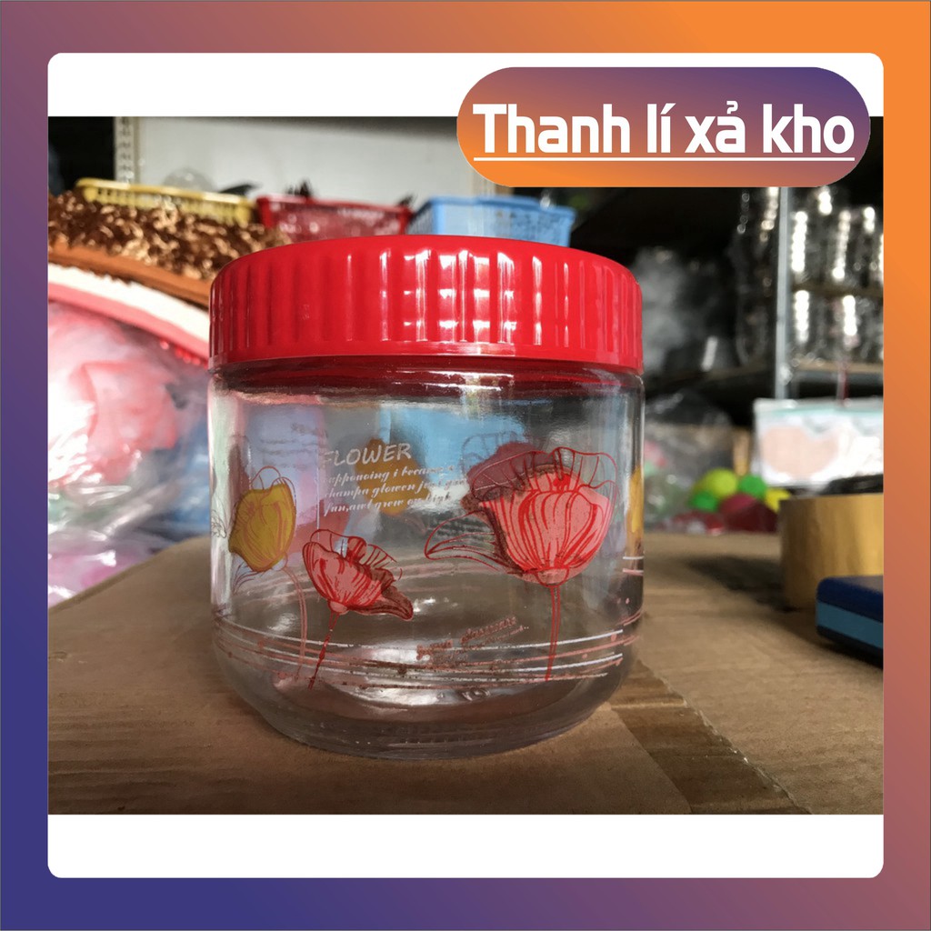 Hũ thủy tinh 𝑭𝑹𝑬𝑬𝑺𝑯𝑰𝑷 Lọ thủy tinh tròn có nắp vặn STORAGE TANK 750ML