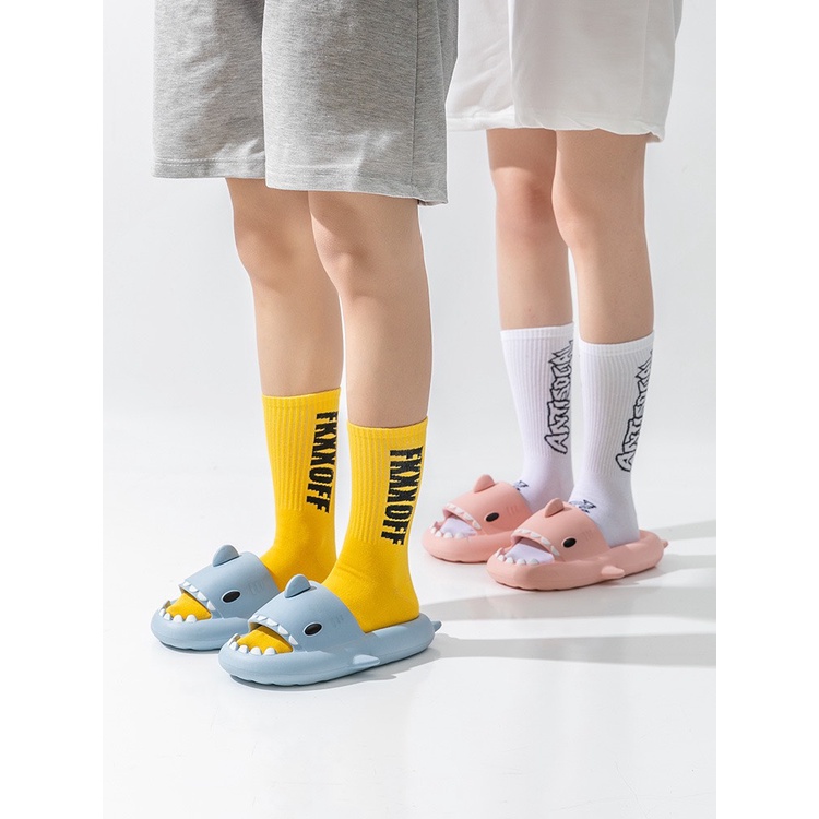 [Đế Cao 4CM] Dép Cá Mập Người Lớn Siêu Dễ Thương Cho Nam Và Nữ