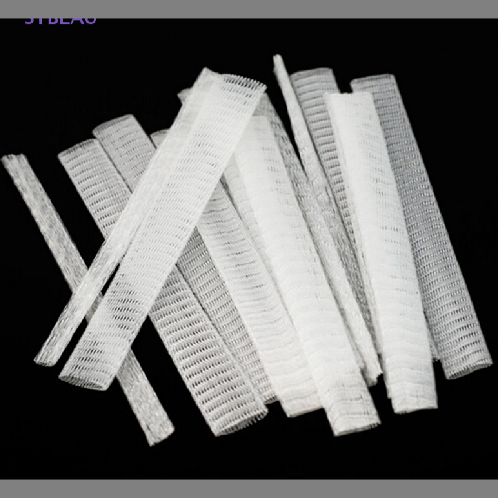 Set 15 / 50 Cọ Trang Điểm Màu Trắng Có Vỏ Lưới Bảo Vệ