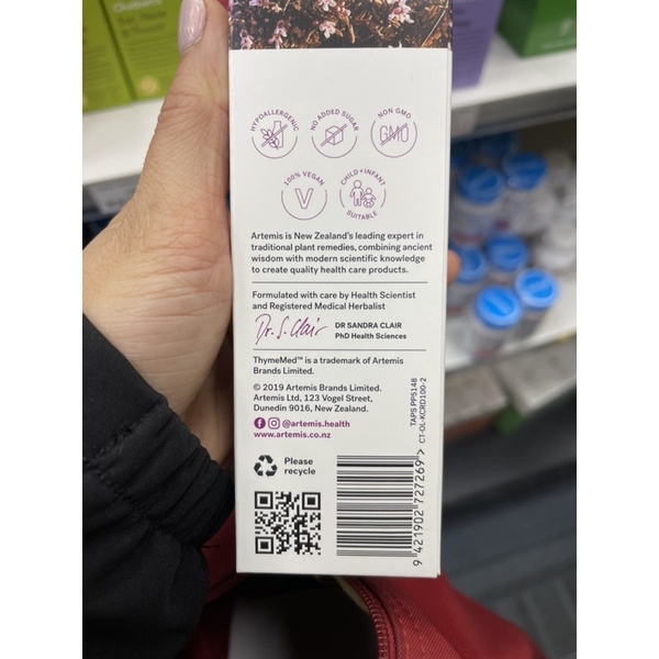 Artemis ban ngày cho bé 100ml