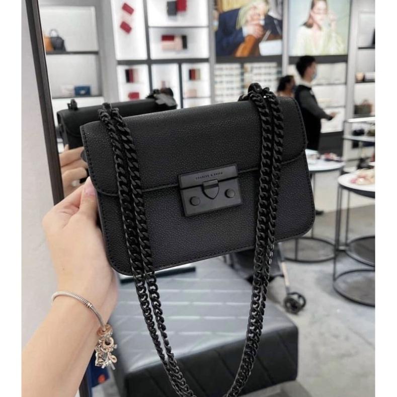 Túi full đen đinh sườn size 18 hàng cao cấp