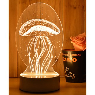 Đèn led trang trí 3D