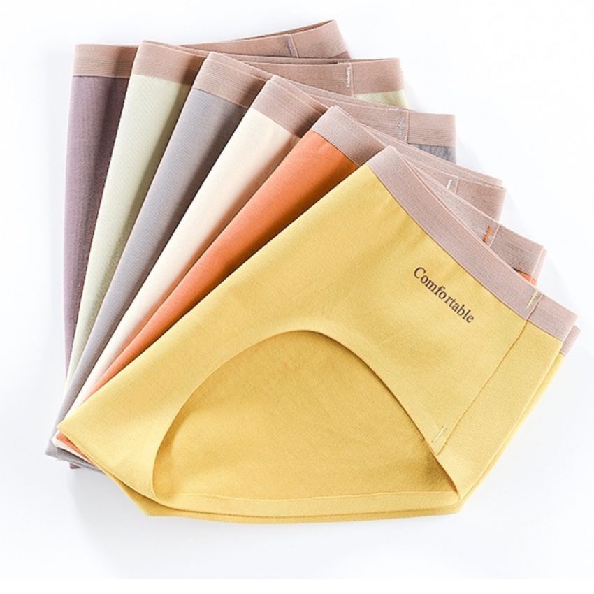Quần lót nữ cotton, Quần lót nữ Cao Cấp Cạp Vừa kháng khuẩn khử mùi tôn dáng đẹp và dễ thương - L155
