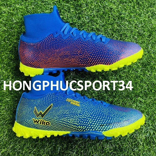 [NHIỀU MÀU] Giày đá bóng sân cỏ nhân tạo WIKA SUPERSPEED - Khâu kín đế 100% -TẶNG TẤT CT