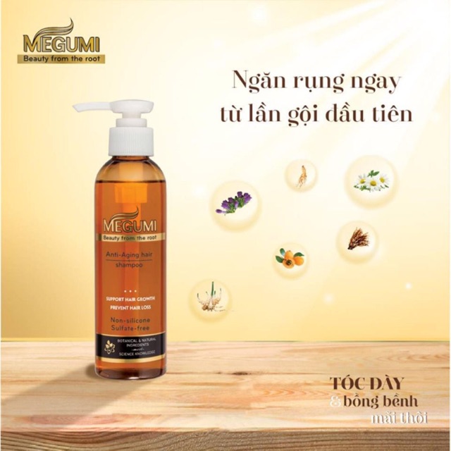 dầu gội Megumi