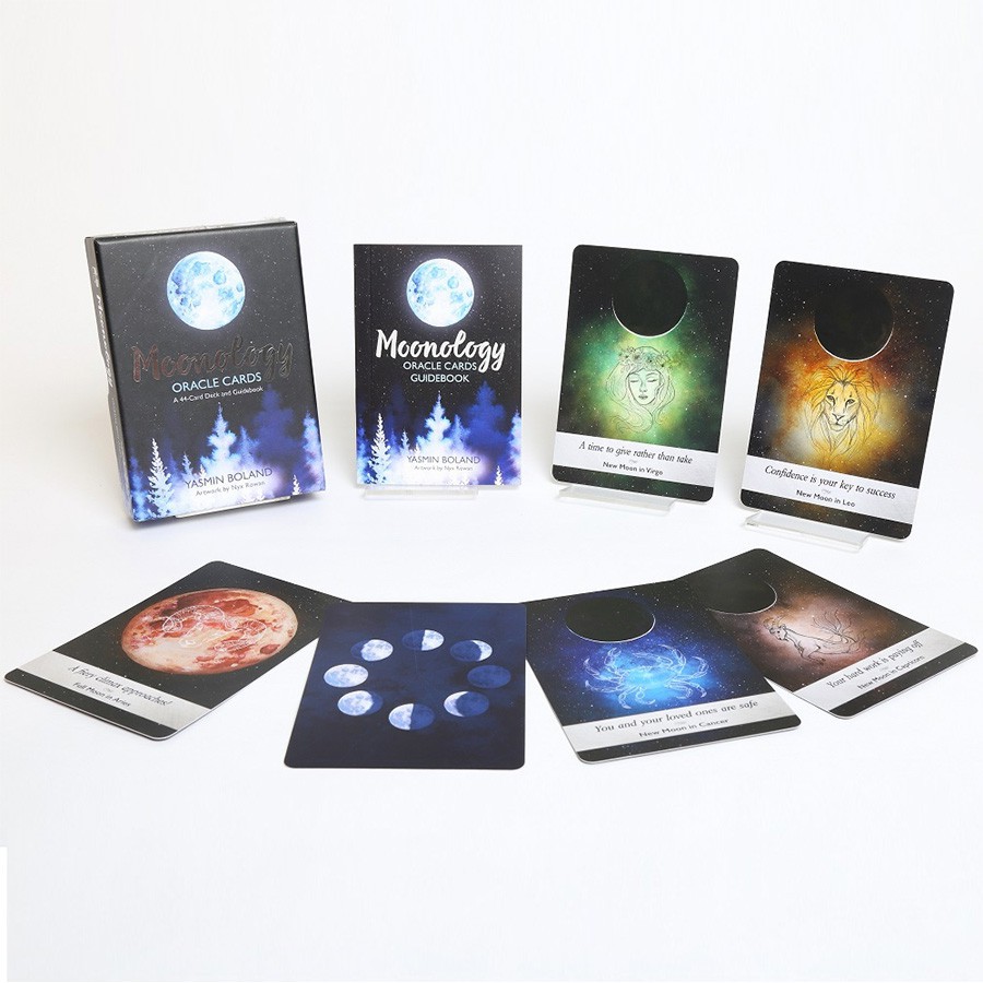 Bộ bài Bói Tarot Moonology Oracle 44 lá tiếng Anh có hướng dẫn