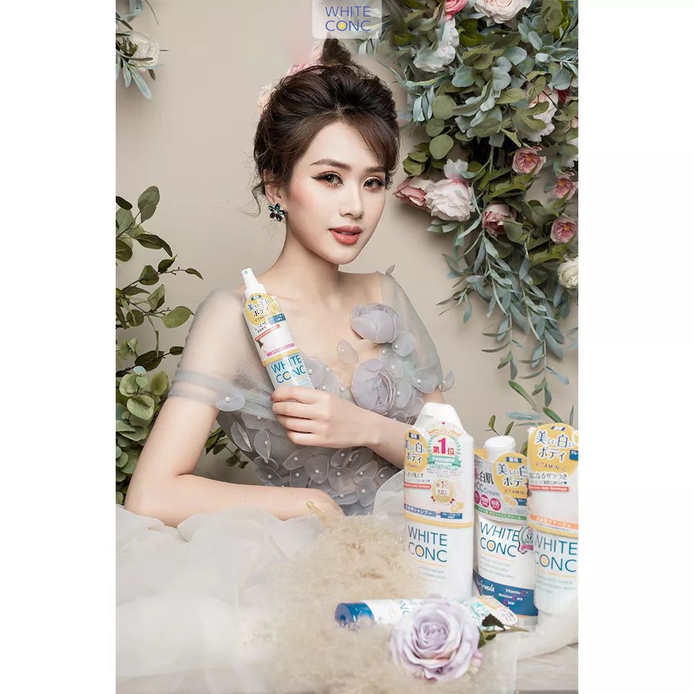 Xịt dưỡng trắng da toàn thân White Conc Body Lotion 245ml