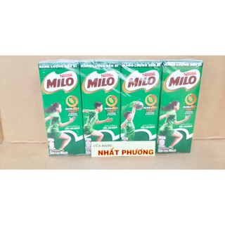 Sữa Milo Lúa Mạch Lốc 4 Hộp 180ml/110ml Date mới