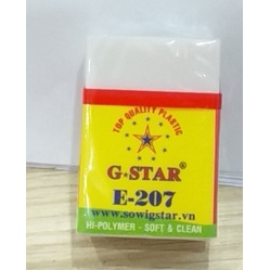 Gôm tẩy trắng bút chì G-Star E-207 - 1 Gôm