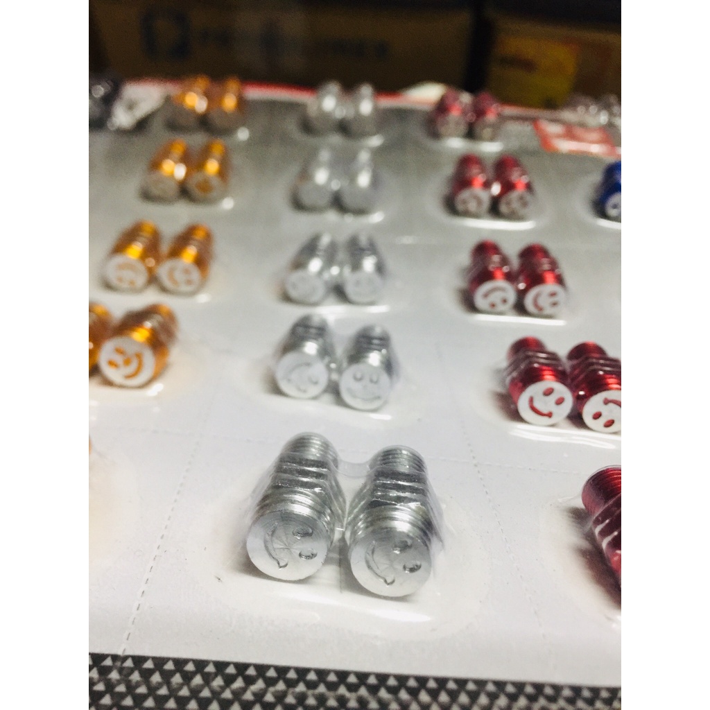 ỐC CHÂN GƯƠNG XE MÁT XE ĐIỆN MẶT CƯỜI CÁC MÀU