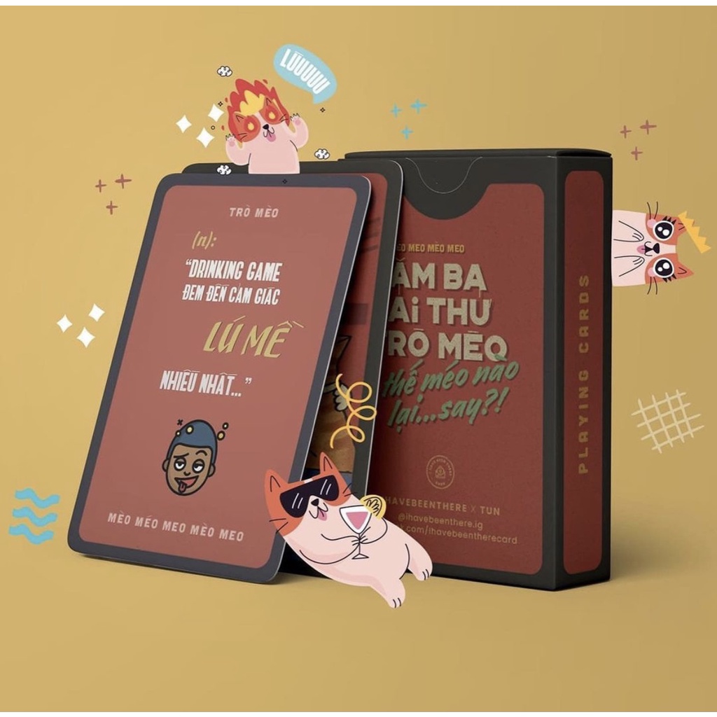 Bộ bài Drinking Game "Trò Mèo"
