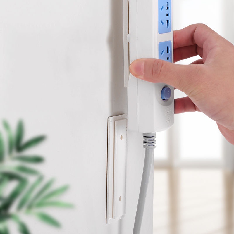 1 Giá Đỡ Ổ Cắm Điện Dán Tường Không Đục Lỗ Tiện Dụng