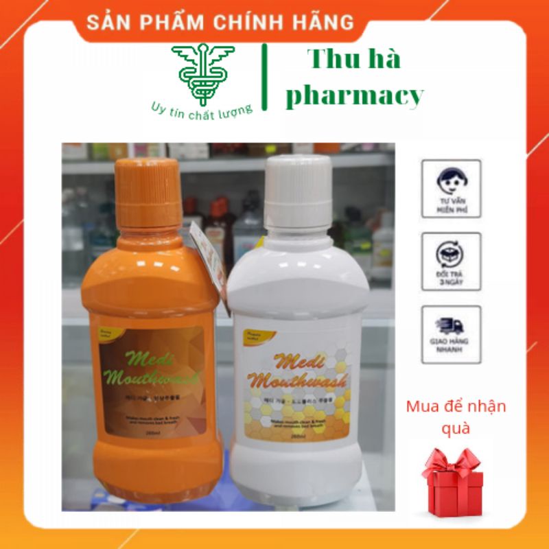 Nước Súc Miệng Kháng Khuẩn Hàn Quốc medi mothwash 260ml