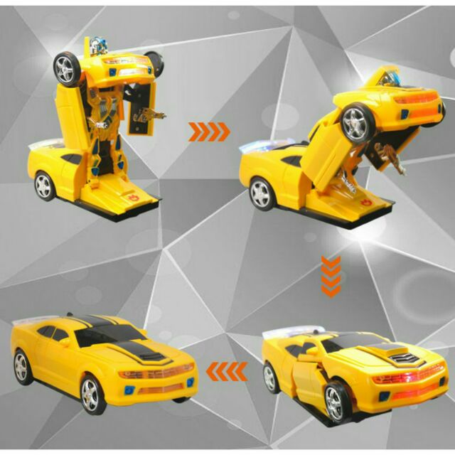 Xe robot biến hình  DÙNG PIN : CÓ ĐÈN NHẠC