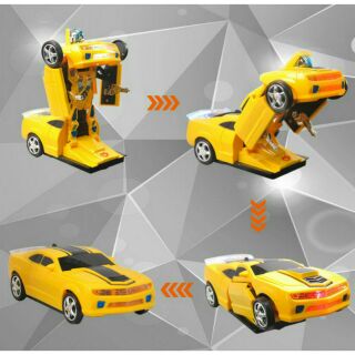 Xe robot biến hình  DÙNG PIN : CÓ ĐÈN NHẠC