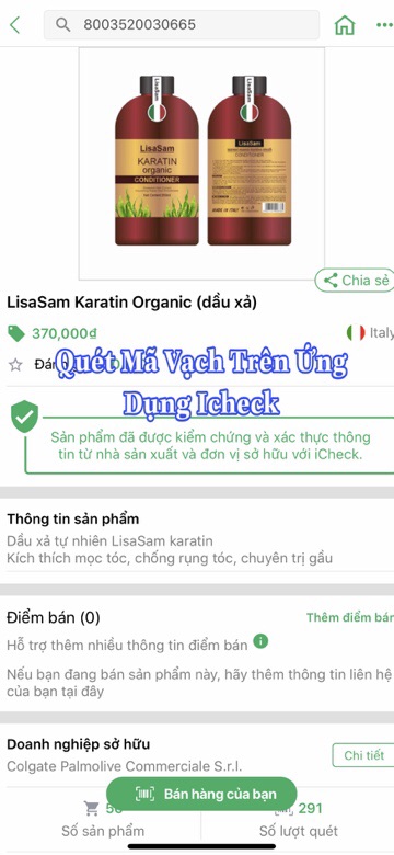 LISASAM DẦU GỘI DẦU XẢ CHỐNG GÀU KÍCH MỌC TÓC LISASAM 850ML - CHÍNH HÃNG