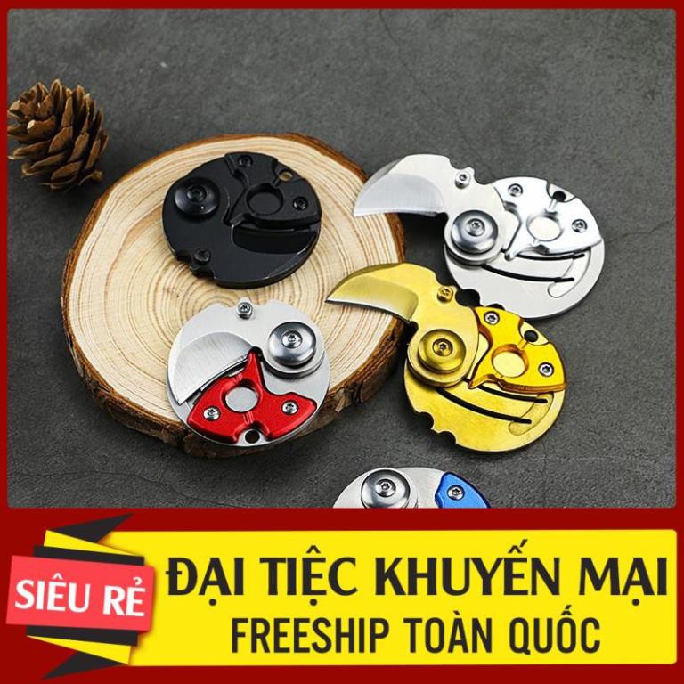 Dao Mini Tròn - Treo Móc Khó - Thép Không Gỉ - Hàng Có Sẵn