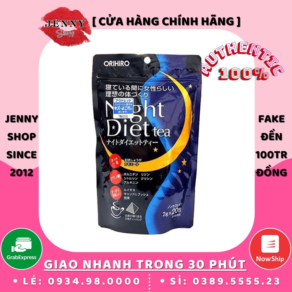 Trà Hỗ Trợ Giảm Cân Orihiro Night Diet Tea