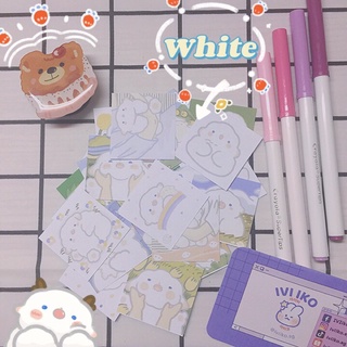 Ivi iko | set 24 sticker cừu trắng đáng yêu