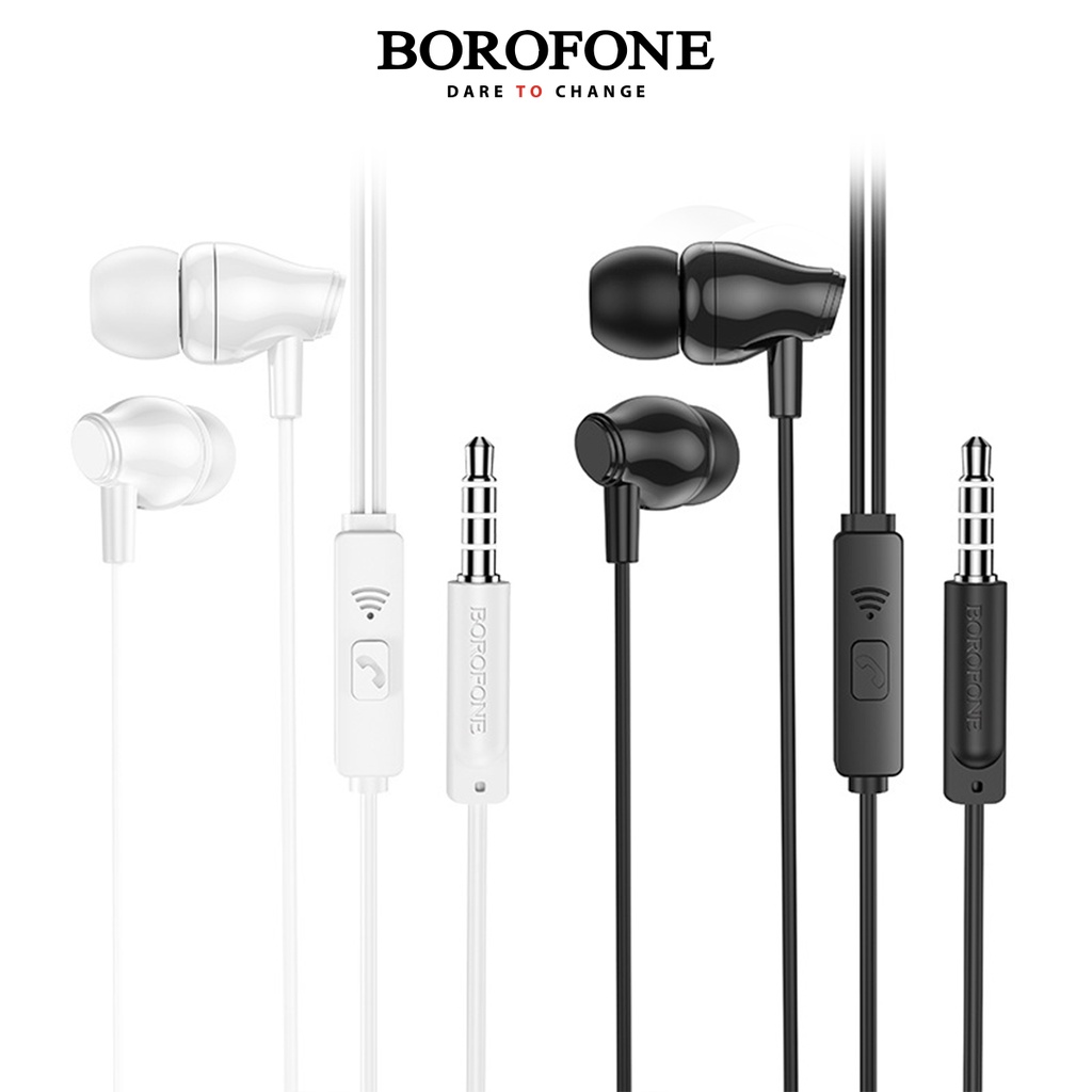 Tai nghe có dây BOROFONE BM61 Wanderer 1.2m tích hợp micro - AK Mobile