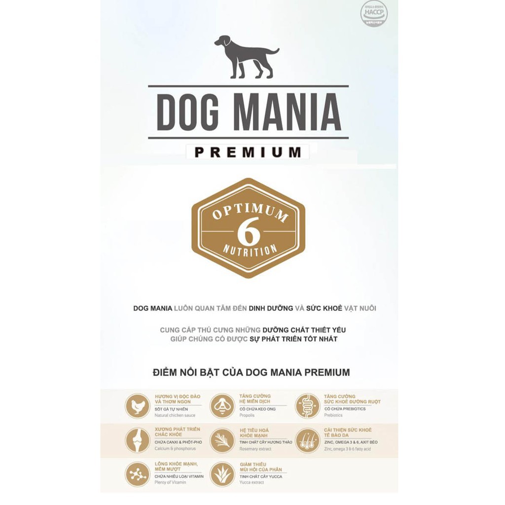 Thức ăn hạt cho chó Dog Mania Premium 3kg (Hàn Quốc)
