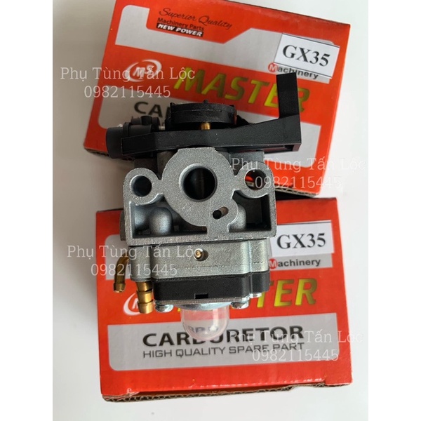 Chế Hoà Khí Máy Cắt Cỏ - Bình Xăng Con Máy Cắt Cỏ 4 Master sịn Thì GX35 GX25