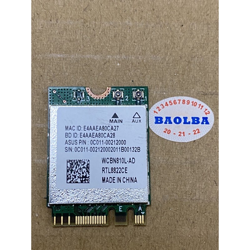 Card wifi laptop Asus M431DA X421 421DA model WCBN810L-AD