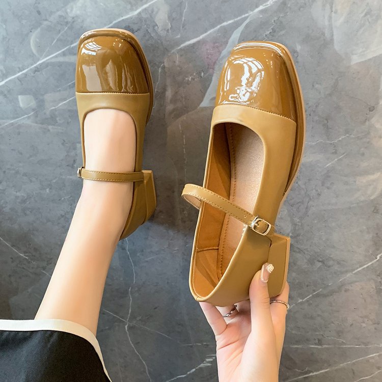 Giày búp bê quai ngang mảnh cài vô cùng basic tiểu thư POCI 175