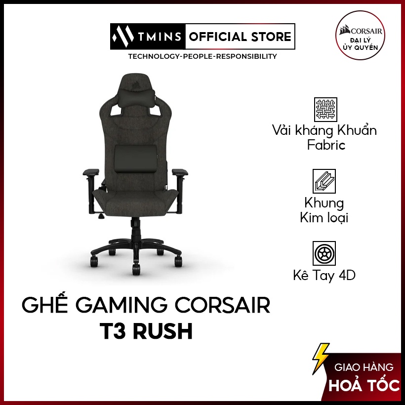 Ghế gaming Corsair T3 RUSH