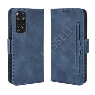 Bao da pu nắp gập kiểu ví thời trang sang trọng cho redmi note 11 xiaomi redmi note 11s note11 vỏ
