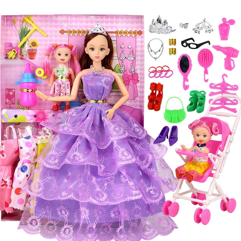 Hộp 58 phụ kiện sang trọng cho búp bê Barbie