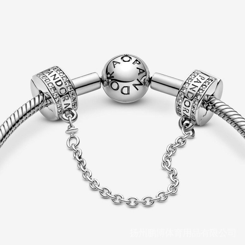 Dây Xích An Toàn Bằng Bạc 925 Màu Vàng Hồng Phong Cách Retro