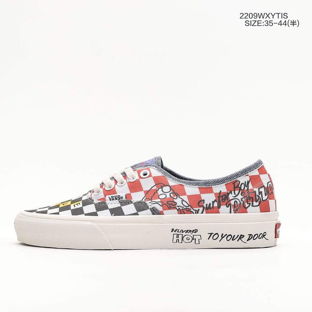 Giày Thể Thao vans vault og Cổ Thấp Vải canvas 4 Lỗ Cá Tính