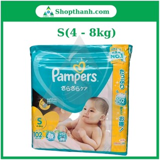 Bỉm Pampers nội địa Nhật dán/quần đủ size NB114, S104, M80, L68, XL50, XXL32