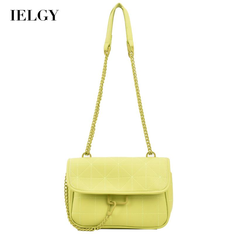Túi xách IELGY đeo vai phối mắt xích phong cách chất lượng cao cho nữ