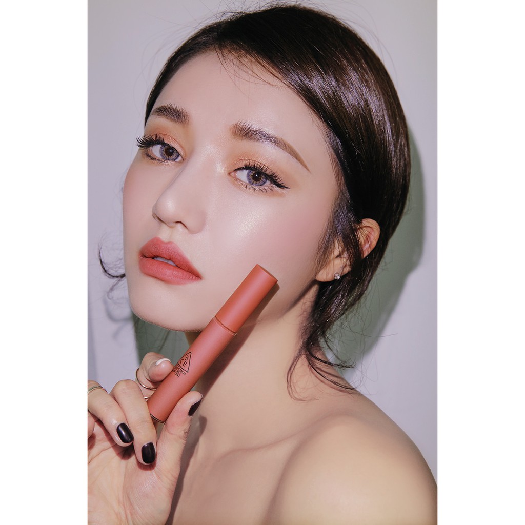 Son Kem Lì 3CE Velvet Lip Tint #GOING RIGHT - Cam Hồng Đất Số 4 - 100% Chính Hãng