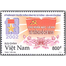 Tem sưu tập MS 897 Tem Việt Nam 2002 Kỷ niệm ngày truyền thống công tác Tư tưởng - Văn hoá của Đảng