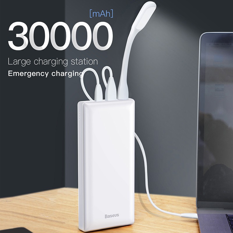 PIN SẠC DỰ PHÒNG BASEUS MINI JA 30.000MAH X30 3 CỔNG CHÍNH HÃNG [NEW 100%]