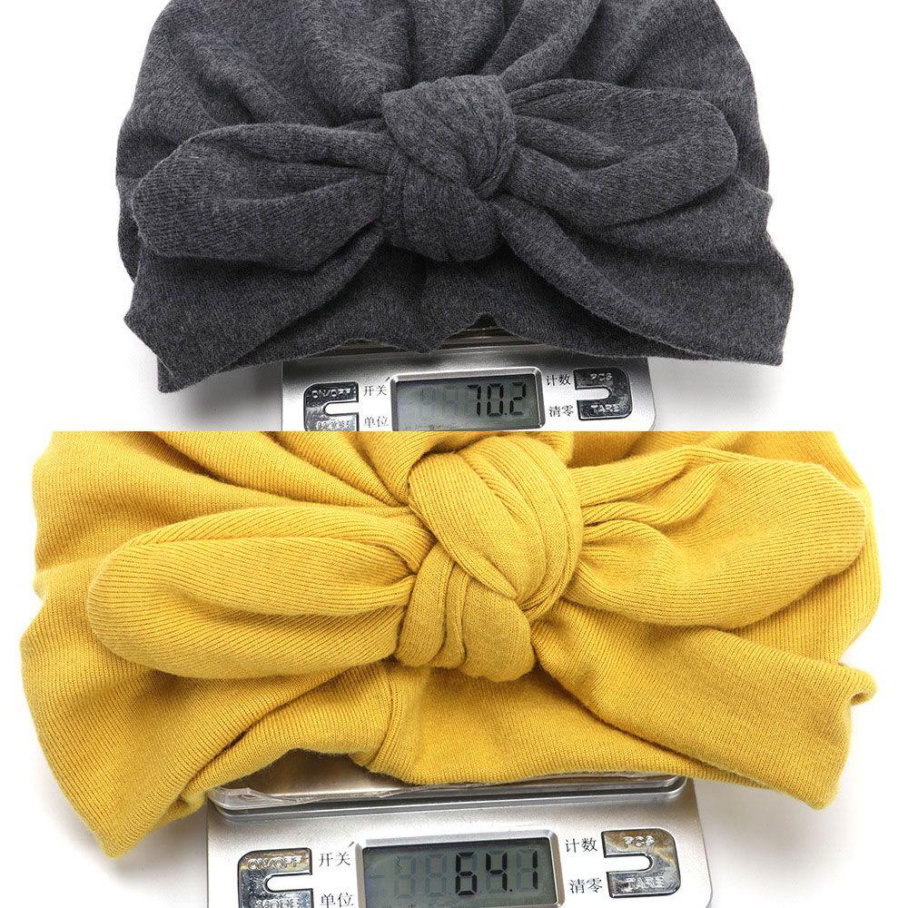 LAY Mũ Turban Thắt Nút Tai Thỏ Phong Cách Ấn Độ Cho Bé