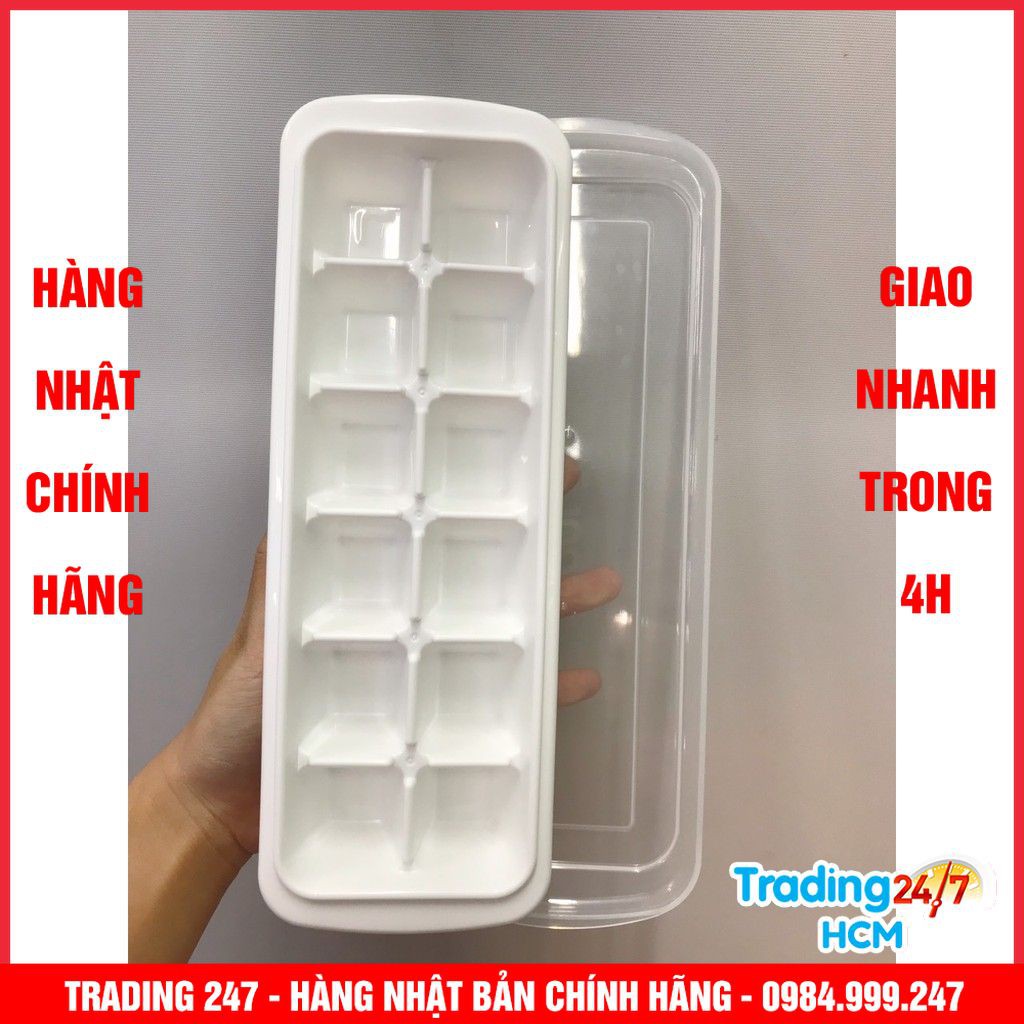 [Hỏa tốc HCM] Khay đá 12 viên INOMATA - NỘI ĐỊA NHẬT BẢN