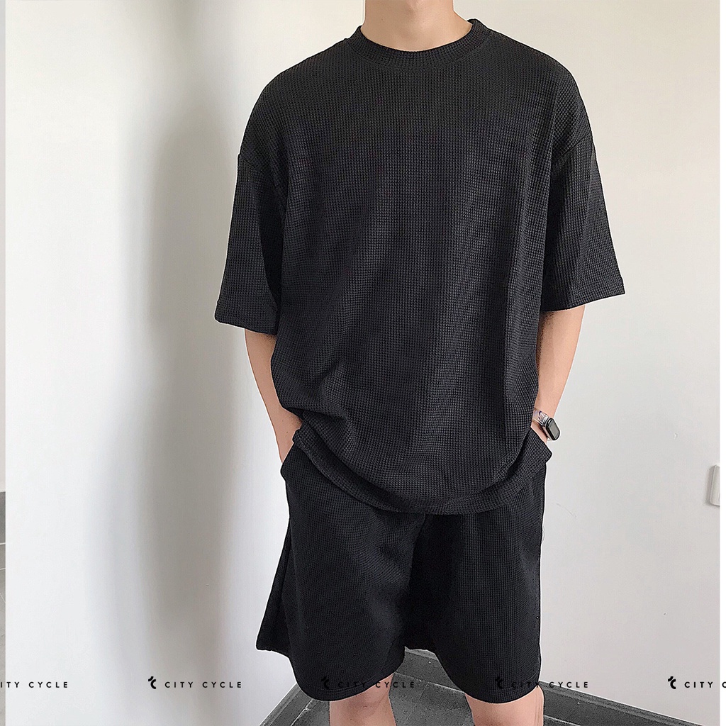 Áo thun tay lỡ Square City Cycle - Áo phông Unisex form rộng hàng cao cấp Local Brand