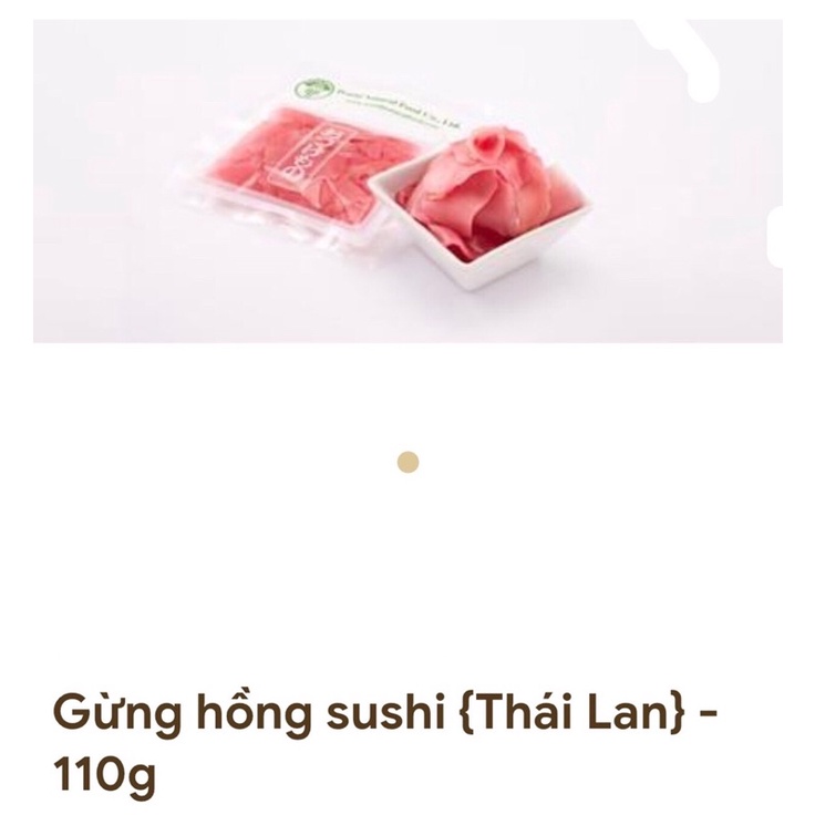 Gừng hồng sushi gói nhỏ - 250g