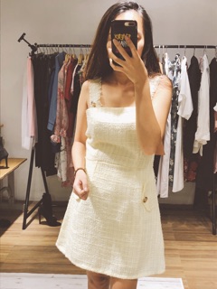 JUMPSUIT dạ tweed 2 dây siêu đẹp
