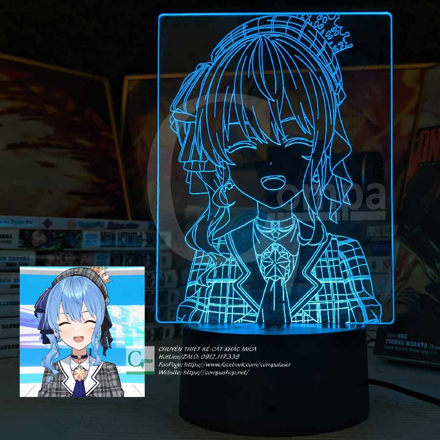 Đèn Ngủ Virtual YouTuber Hoshimachi Suisei Type 02 16 MÀU TUỲ CHỈNH AVYT0202