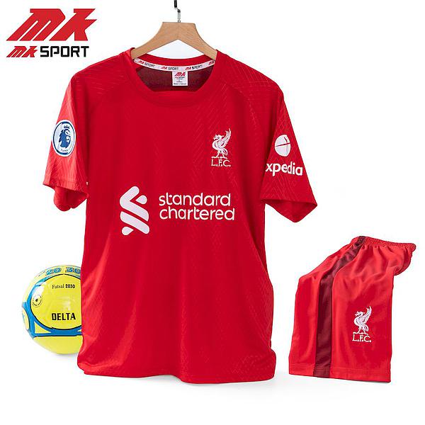 Quần áo đá bóng, QUẦN ÁO MK LIVERPOOL thun lạnh mới nhất năm 2021 - 2022